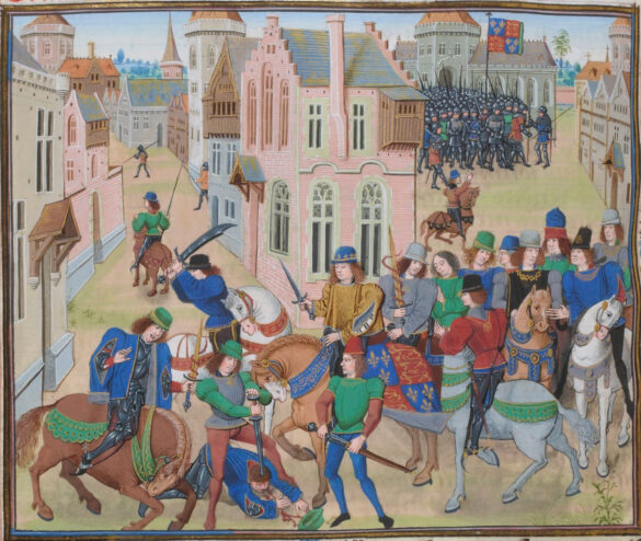 Death of Wat Tyler Froissart - Anglický kráľ Richard II. mal tragický osud
